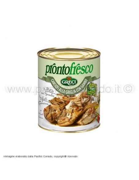 Greci – Carciofi alla griglia con gambo 780g prontofresco