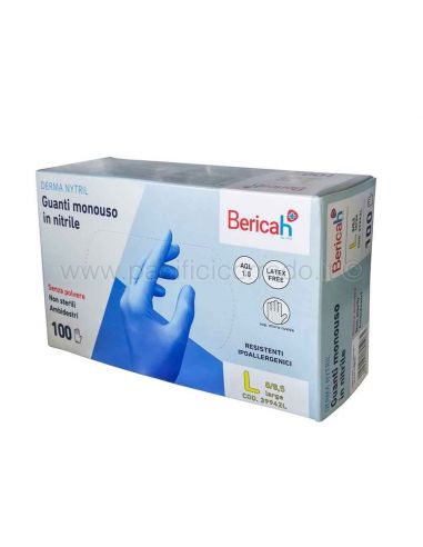 MD Fonscare - Guanti Monouso in Nitrile Senza Polvere Certificati CE - XL -  Box 100pz