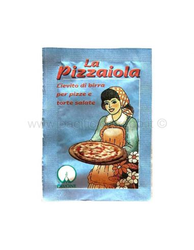 10 bustine di lievito La pizzaiola lievito di birra per pizze e torte salate bustina da 7 g