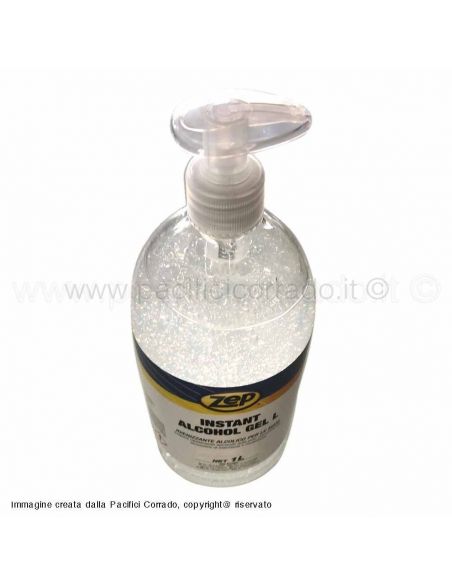 Gel igienizzante alcolico per le mani da 1 lt ml instant alcholo gel L