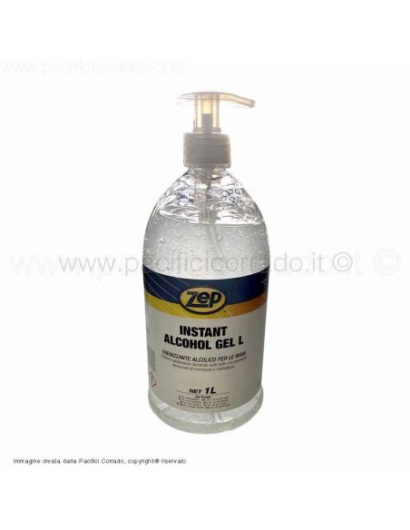 Gel igienizzante alcolico per le mani da 1lt ml instant alcholo gel L