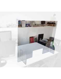 Barriere in plexiglass come schermo protettivo con apertura 2