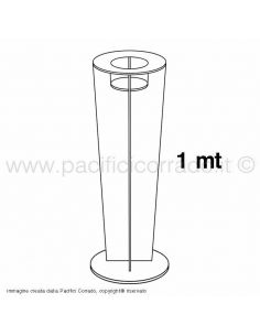 Totem colonna porta igienizzante in plexiglass trasparente 2