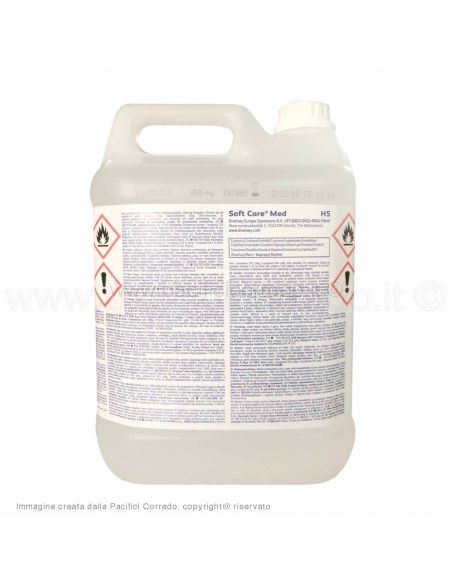 tanica 5 l disinfettante per mani vista posteriore tanica 5 l disinfettante per mani vista posteriore