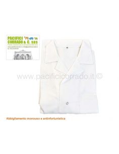 Camice lavoro uomo manica corta 35% terital 65% cotone 2