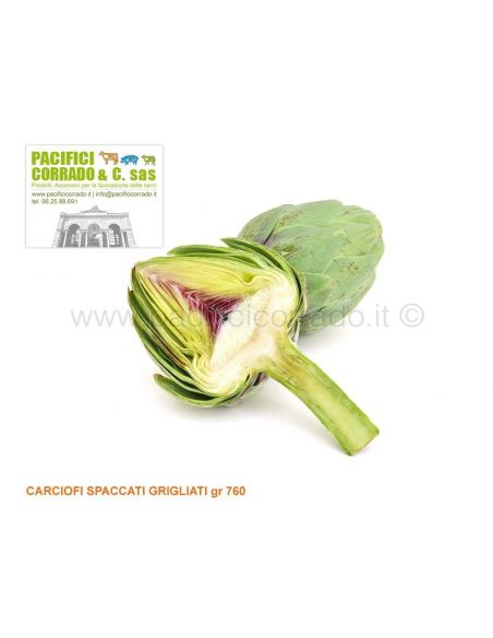 Carciofi spaccati grigliati gr 760 salse barbecue