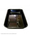 Piatto da esposizione rettangolare in MET mm 420x240x45h