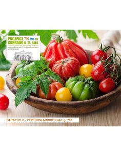 Viander - Peperoni grigliati Al naturale - Rossi e gialli conf. da 750 g 2