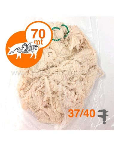 Budello 100% naturale di maiale per salsiccia calibro 37/40 da 80 yard