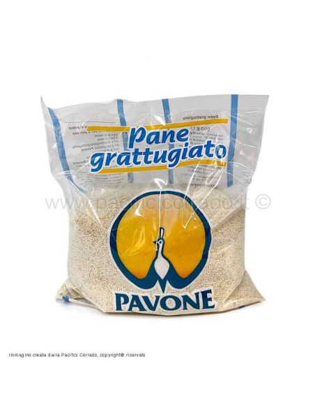 Pangrattato Pavone cartoni da 25 buste da 500 gr preparati di carne