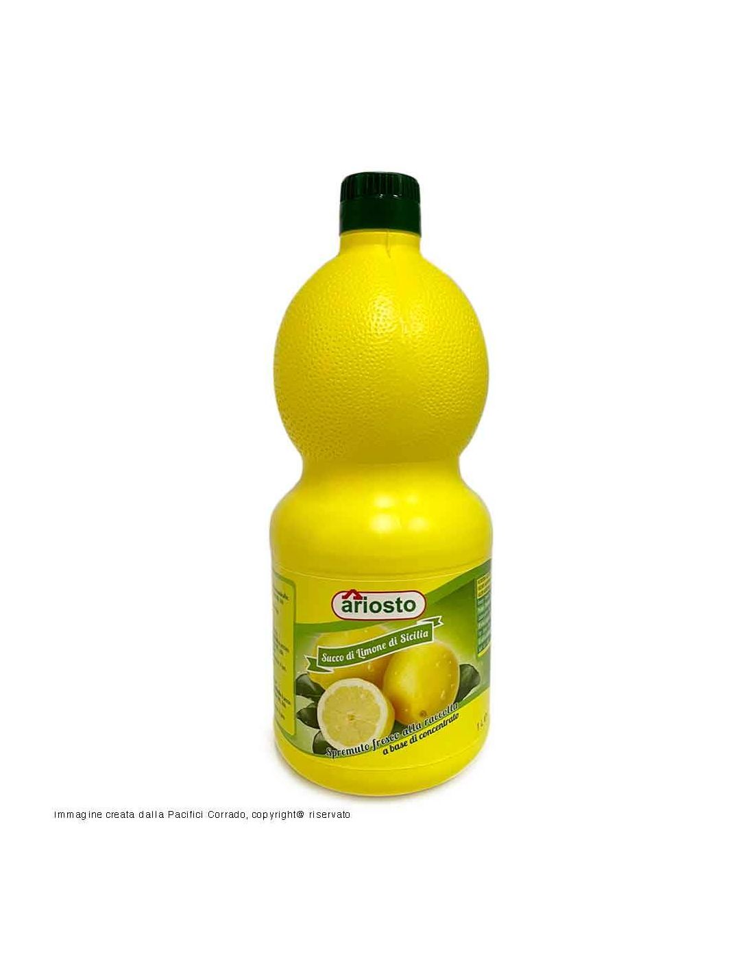 Ariosto citronina bottiglia lt 1 succo di limone naturale