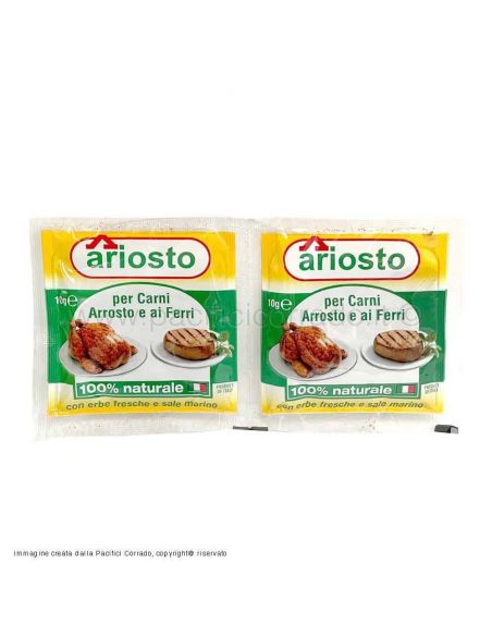 Ariosto insaporitore per carni arrosto conf. da 50pz da 10g