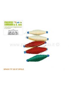 spago legatura salsiccia colore rosso in buste da 1 kg 2