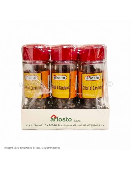 Ariosto chiodi di garofano in barattoli 30g vista laterale