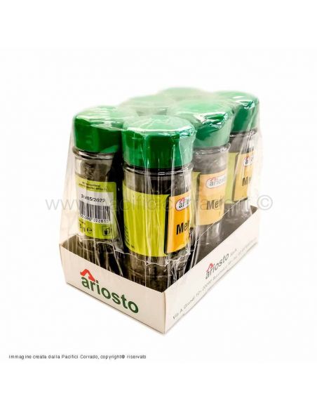 Ariosto menta confezione da 6 barattoli da 10g l'uno