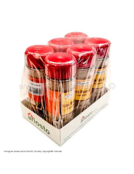 Ariosto noce moscata macinata in barattoli 45g confezione da 6pz Ariosto noce moscata macinata in barattoli 45g confezione da 6pz