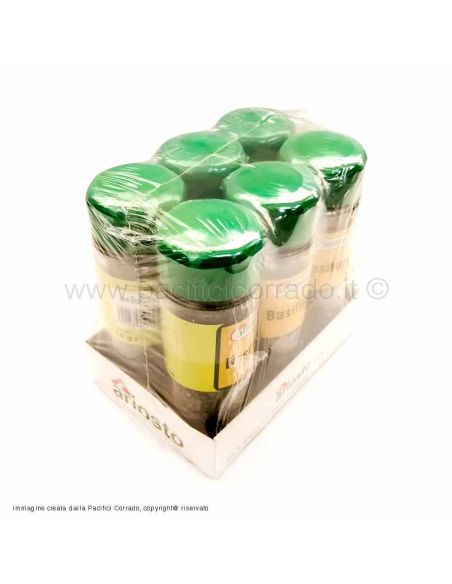 Ariosto basilico in barattoli 15g confezione da 6pz Ariosto basilico in barattoli 15g confezione da 6pz