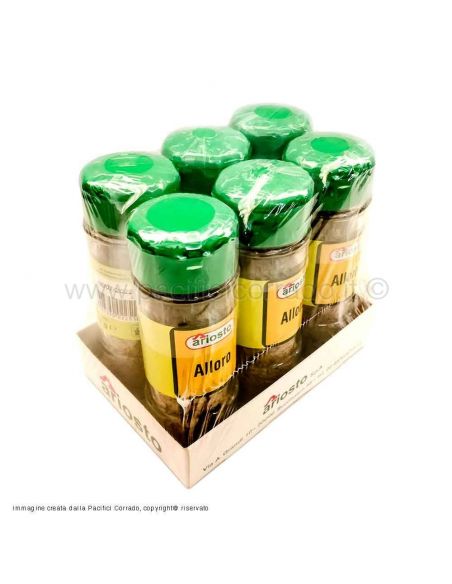 Ariosto alloro in barattoli 21g confezione da 6pz