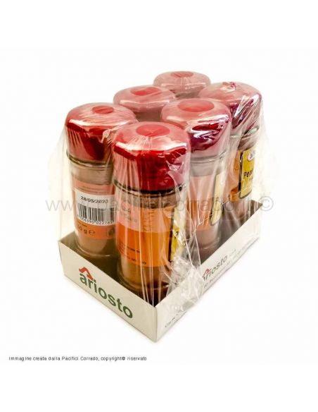 Ariosto peperoncino macinato in barattoli 50g confezione da 6pz