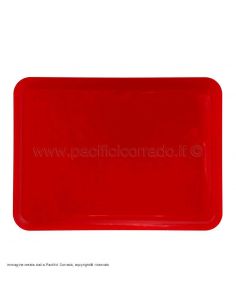 Piatto da esposizione rettangolare MET 33x44 cm vista superiore