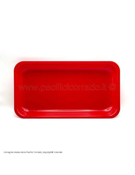 Piatto da esposizione rettangolare MET 23x42x4 cm