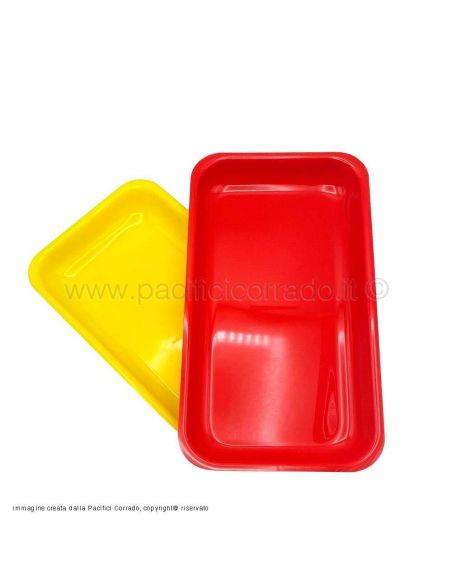 Piatto da esposizione rettangolare MET 23X42x4 cm