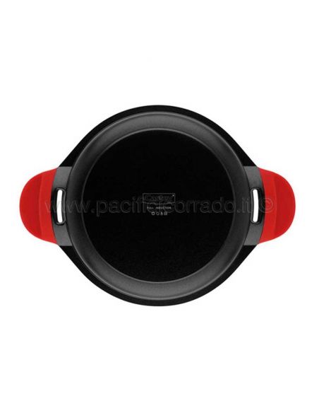 Castey - Casseruola bassa a induzione con coperchio