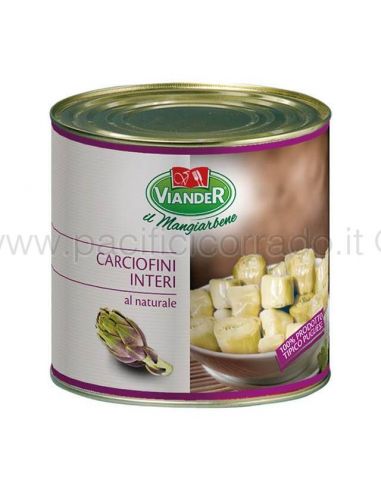 Carciofi al naturale interi kg 2,5 Carciofi al naturale interi kg 2,5