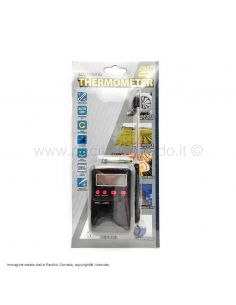 Termometro e Igrometro con sonda inox con allarme -50 +150C°
