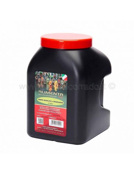 Alimenta - Crema basilico e rosmarino  flacone da 2,1kg Alimenta - Crema basilico e rosmarino  flacone da 2,1kg