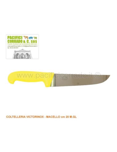 Coltello Victorinox macello cm 20 maniglia gialla Coltello Victorinox macello cm 20 maniglia gialla