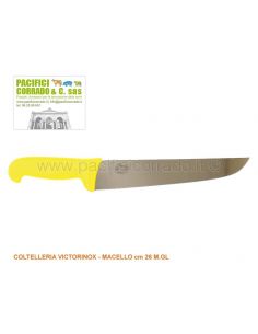 Victorinox coltello da macello 26 cm con maniglia gialla