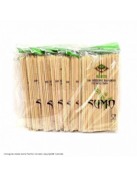 siam 1000 spiedini stecchini in bambù 10 confezioni contenente 100 pz xi stecchini ciascuna