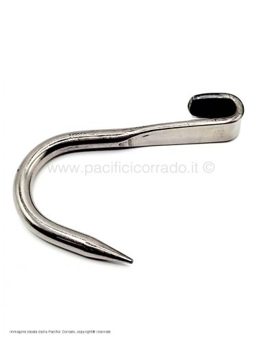 Maniglia Per Cancello In Acciaio Inox Con Gancio – Kerbl Premium – Colore Rosso