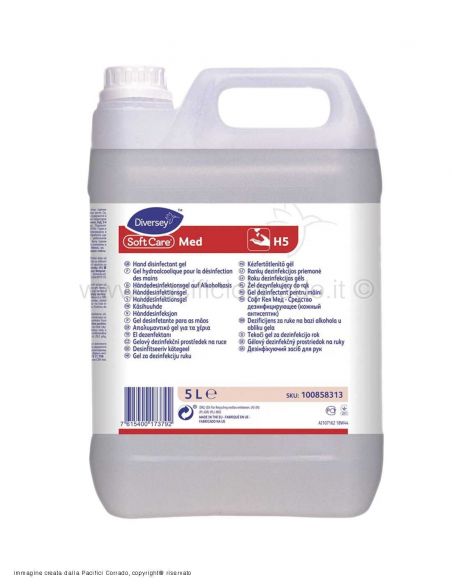 Diversey - Disinfettante per le mani da 5 litri Diversey - Disinfettante per le mani da 5 litri