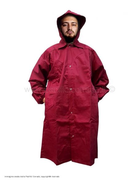 Pacifici Corrado - Camice facchino con rinforzo sulle spalle e cappuccio