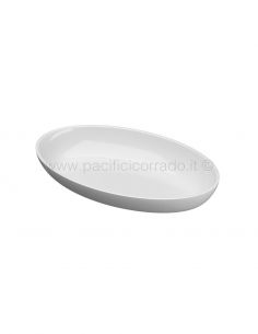 Pasolini – Vassoio ovale linea lucca melammina 320x200x50h mm piedini silicone 2