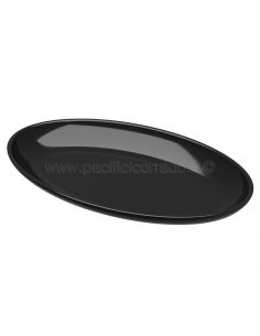 Pasolini - Vassoio ovale linea lucca melammina 530x325x50h mm piedini silicone
