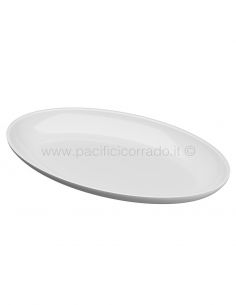 Pasolini - Vassoio ovale linea lucca melammina 530x325x50h mm piedini silicone 2
