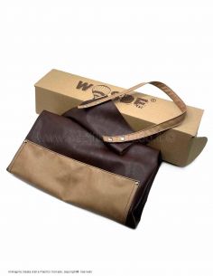 Grembiule clip&cook in similpelle wosde colore barrique 2