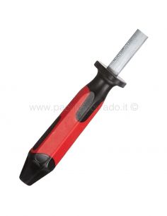 Dick - Acciaino regularcut tondo 30 cm manico rosso e nero 2