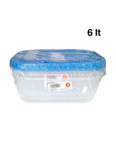 Giganplast - 3 Contenitori sottovuoto "service" rettangolare