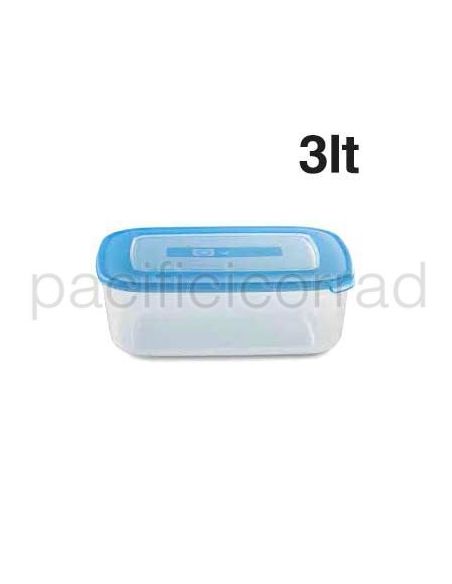 Giganplast - 3 Contenitori sottovuoto "service" rettangolare