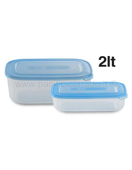 Giganplast - 3 Contenitori sottovuoto "service" rettangolare