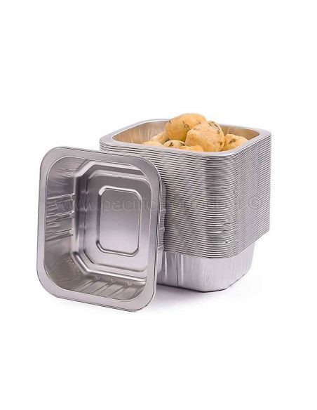 Contenitori termo-saldabili in alluminio pesante 1* porzione