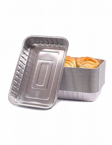 Contital - Contenitori termo-saldabili in alluminio pesante 6* porzioni Contital - Contenitori termo-saldabili in alluminio pesante 6* porzioni