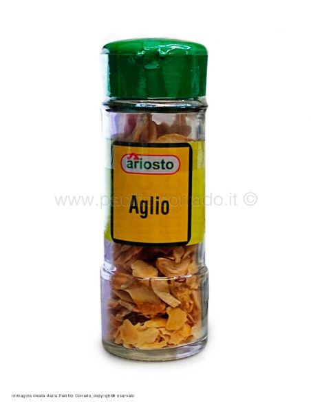 Ariosto - aglio a fette in barattolo da 28g barattolo in vetro