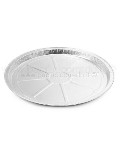 iCont - Vaschette alluminio tonde mod.504 per torte Ø 287x15h mm conf.da 50pz