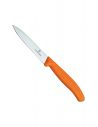 Victorinox - coltello spelucchino lama liscia da 10 cm arancione