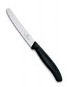 Victorinox - coltello da tavola lama dentata da 11 cm manico colore nero